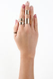 Solid Metallic Ring Set